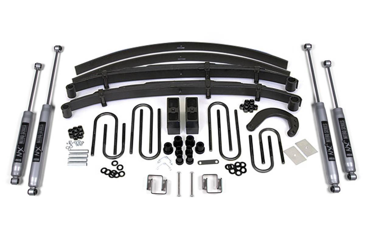 BDS Suspension - BDS Suspension 77-87 1/2 ton PU/Blaz/Jim 6/6 Block& AAL - BDS129FS