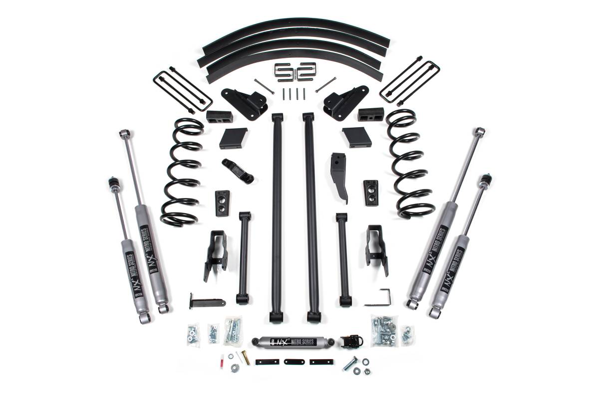 BDS Suspension - BDS Suspension 94-99 Dodge3/4 4.5/4.5 LA Blk&AAL w/top - BDS214H