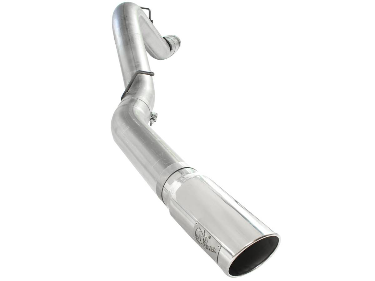 aFe Power - aFe Power 5in DPF-Back Exhaust GM Silverado/Sierra 2500/3500 11-16 V8-6.6L Pol Tip w/o NOX Sensor - 49-04041-P