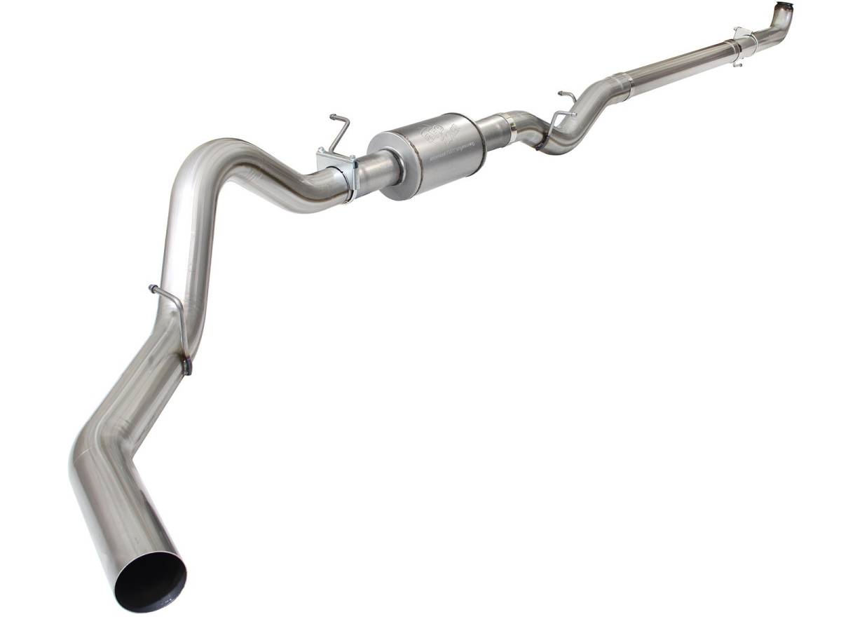 aFe Power - aFe Power 4 in DP-Back Exhaust GM Silverado/Sierra 2500/3500 01-10 V8-6.6L No Tip - 49-04059