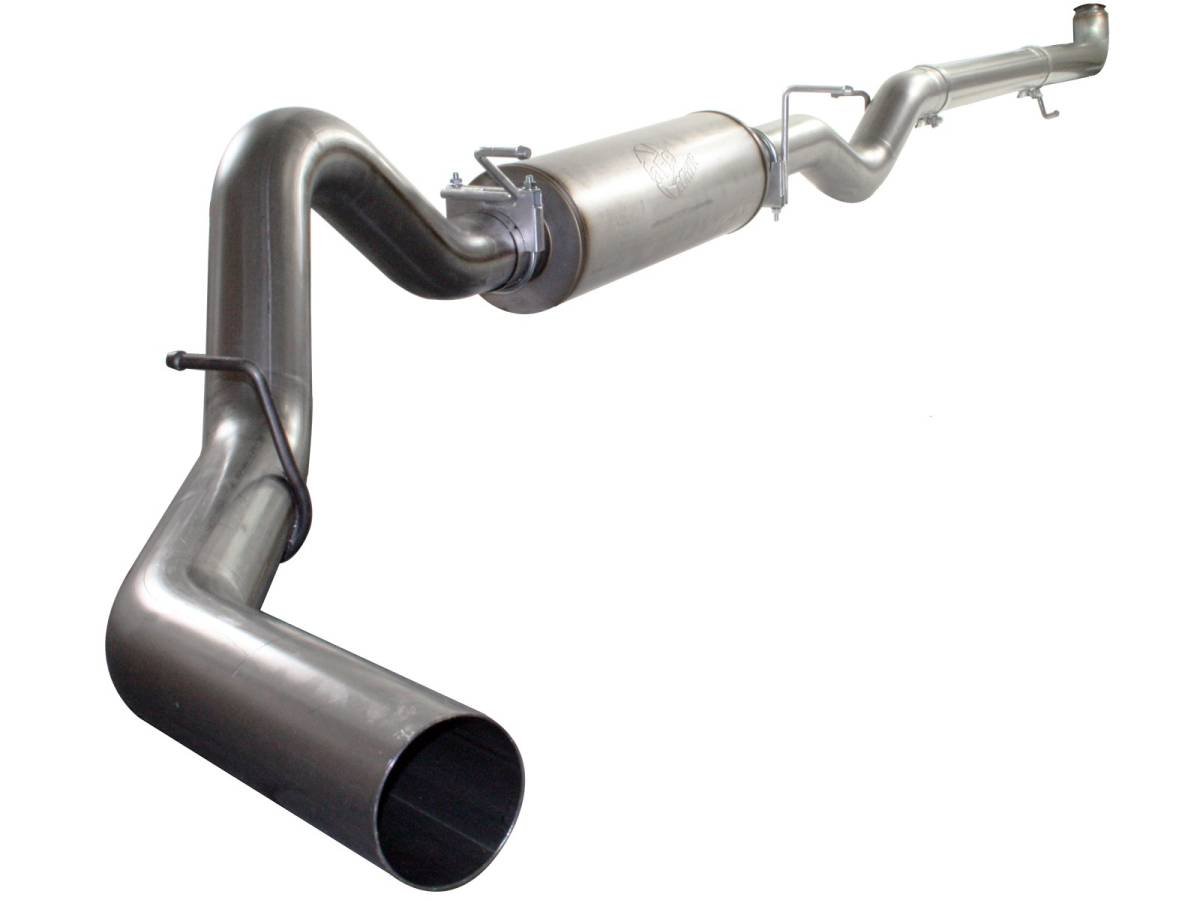 aFe Power - aFe Power 4in DP-Back Exhaust GM Silverado/Sierra 2500/3500 01-07 V8-6.6L w/Mflr No Tip - 49-14003