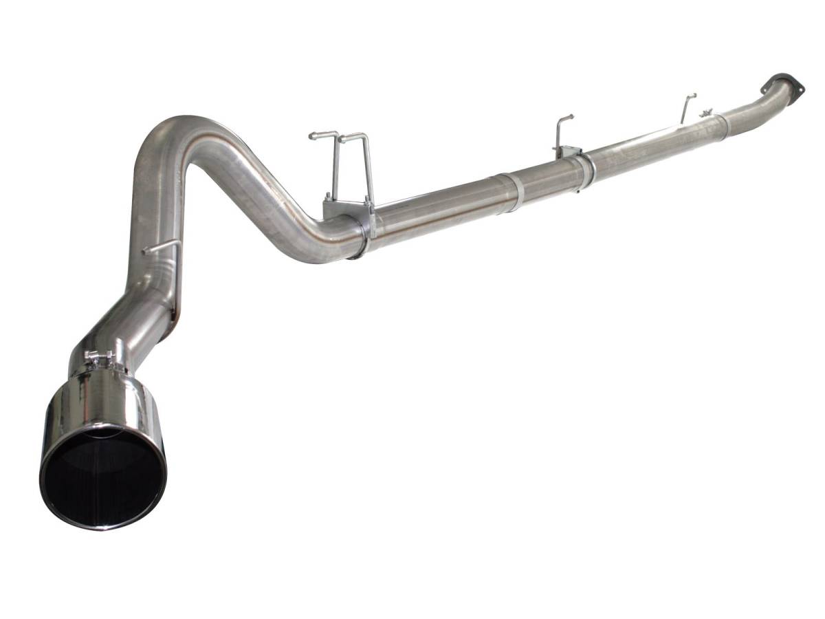 aFe Power - aFe Power 4in DP-Back Exhaust Ford F-250/350 Superduty 11-16 V8-6.7L No Mflr Pol Tip - 49-43035NM