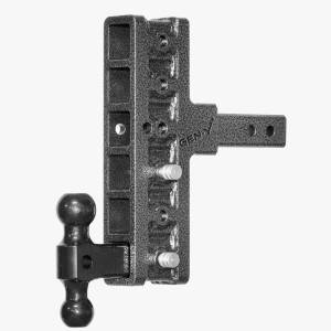 Gen-Y Hitch - Gen-Y Mega Duty 2in Shank 7.5in Offset Drop 2K TW 16K Hitch w/GH-051 Dual-Ball - GH-216