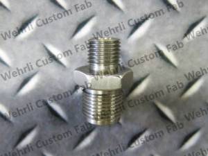 Wehrli Custom Fabrication - Wehrli Custom Fabrication High Pressure Rail Fitting for LB7, LLY, LML