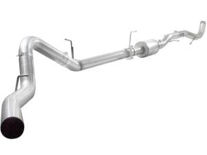aFe Power - aFe Power 4in DP-Back Exhaust GM Silverado/Sierra 2500/3500 11-15 (bef 7/14) V8-6.6L w/Mflr No Tip - 49-04003