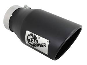 aFe Power - aFe Power EXH Tip; 4In x 6Out x 12L in Bolt-On (Blk) - 49T40601-B12