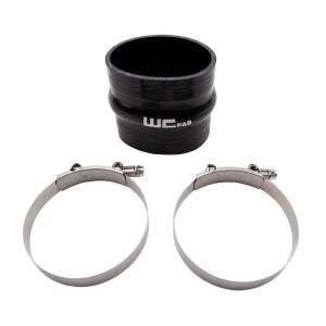 Wehrli Custom Fabrication - Wehrli 4" ID x 4" Long Silicone Hump Boot and Clamp Kit