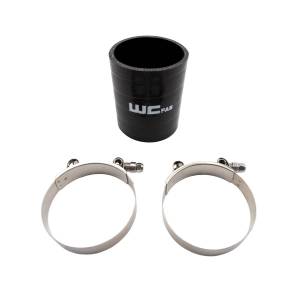 Wehrli Custom Fabrication - Wehrli 3" ID x 4" Long Silicone Boot and Clamp Kit