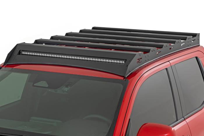 Rough Country - Roof Rack 40 Inch Black LED Toyota Tacoma 2WD/4WD (2024-2026) Rough Country