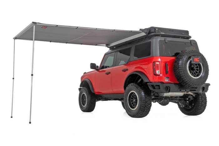 Rough Country - Retractable Roof Rack Awning 6 Foot 6 Inch x 9 Foot 8 Inch (Fits Trucks & SUVs) Rough Country