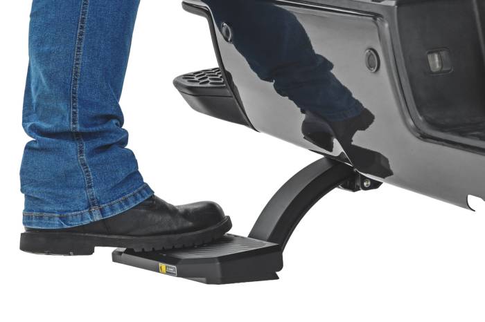 Rough Country - Retractable Bed Step Manual Pull Silverado/Sierra 2500HD/3500HD (15-19) Rough Country