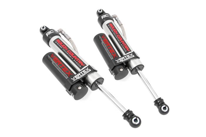 Rough Country - Vertex 2.5 Reservoir Rear Shocks 2-3.5 Inch Silverado/Sierra 1500 (07-26) Rough Country