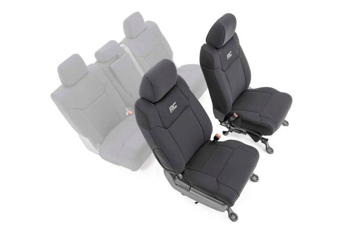Rough Country - Seat Covers Front W/ Console Cover Toyota Tundra 2WD/4WD (2014-2021) Rough Country