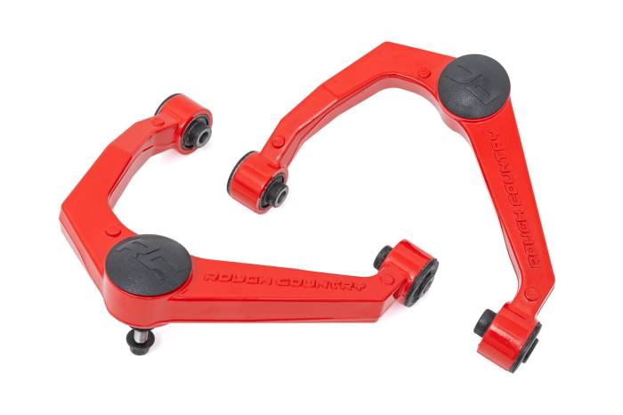 Rough Country - Red Forged Upper Control Arms OE Upgrade Nissan Frontier 4WD (2005-2026) Rough Country