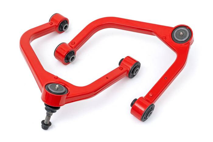 Rough Country - Red Forged Upper Control Arms 3.5 Inch Lift Silverado/Sierra 1500 (19-26) Rough Country