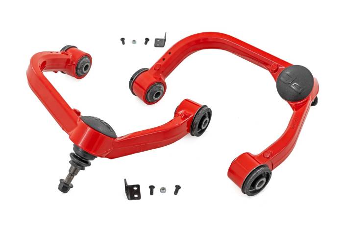 Rough Country - Red Forged Upper Control Arms 3 Inch Lift Ford F-150 4WD (2021-2026) Rough Country