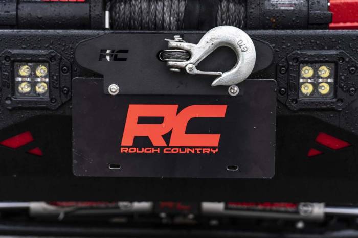 Rough Country - License Plate Mnt Hawse Quick Release Rough Country