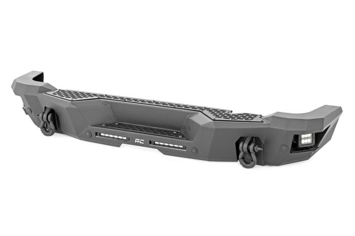 Rough Country - Rear Bumper Black Series LED Spot Ford Bronco 4WD (2021-2025) Rough Country