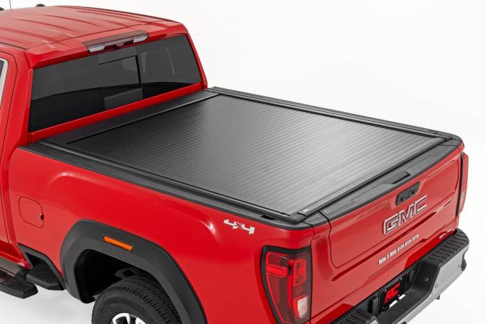 Rough Country - Powered Retractable Bed Cover 6 Foot 9 Inch Bed Silverado/Sierra 2500HD/3500HD (20-26) Rough Country
