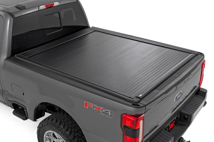 Rough Country - Powered Retractable Bed Cover 6 Foot 10 Inch Bed Ford F-250/F-350 Super Duty (17-26) Rough Country