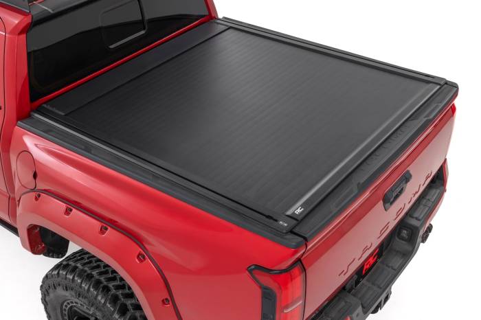 Rough Country - Powered Retractable Bed Cover 5 Foot Bed Toyota Tacoma 2WD/4WD (2024-2026) Rough Country