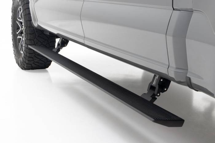 Rough Country - Power Running Boards Dual Electric Motor Ford F-150/Lightning/F-250/F-350/Raptor (15-26) Rough Country