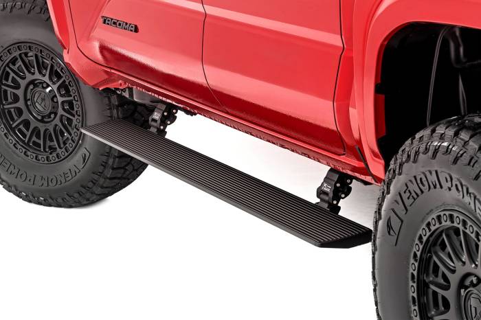 Rough Country - Power Running Boards Dual Electric Motor Double Cab Toyota Tacoma (24-26) Rough Country