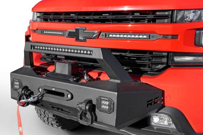 Rough Country - EXO Winch Mount Kit Chevy Silverado 1500 2WD/4WD (2019-2022) Rough Country