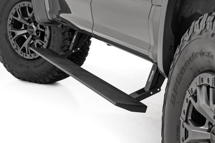 Rough Country - Power Running Boards Dual Electric Motor Crew Cab Ford F-150/Lightning/F-250/F-350/Raptor (15-26) Rough Country