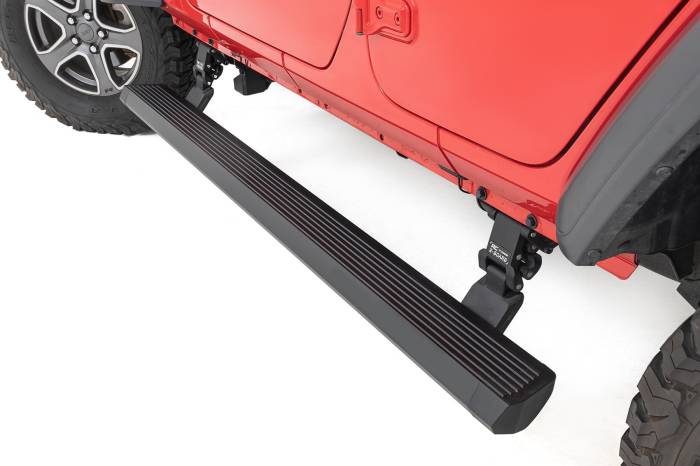 Rough Country - Power Running Boards Dual Electric Motor 4 Door Jeep Wrangler JL (2018-2026) Rough Country