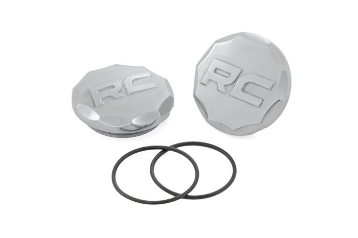 Rough Country - Polished Aluminum Ball Joint Caps Pair Control Arms Rough Country