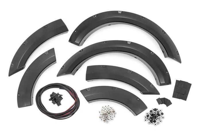 Rough Country - Pocket Fender Flares YZ Oxford White Ford Bronco Sport 4WD (2021-2026) Rough Country