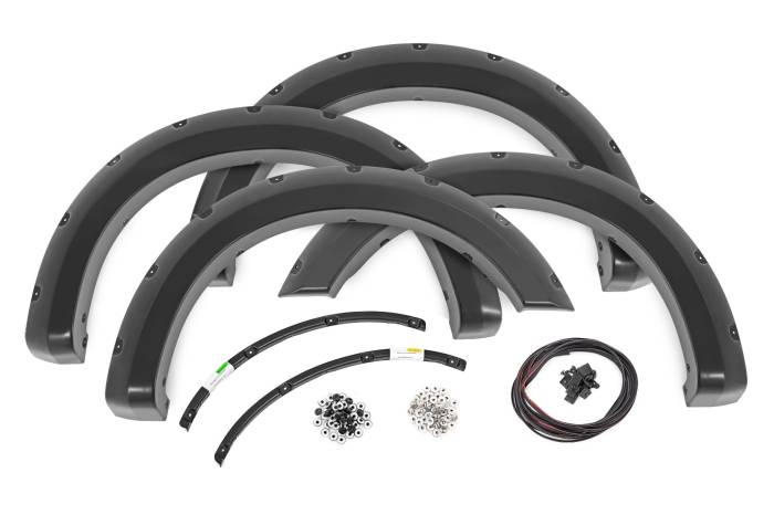 Rough Country - Pocket Fender Flares UM Agate Black Ford F-250/F-350 Super Duty (23-26) Rough Country