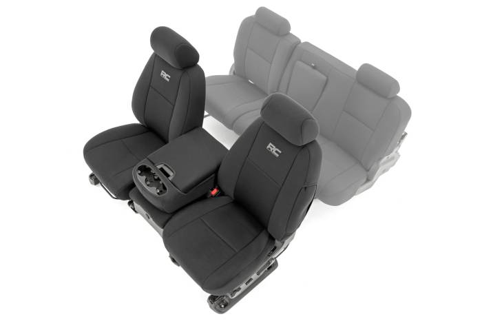 Rough Country - Seat Covers Front 40/40/20 Silverado/Sierra 1500/2500HD (07-13) Rough Country