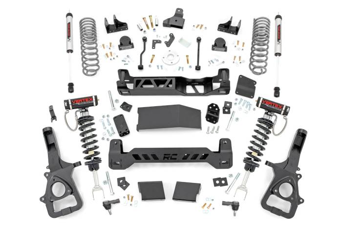 Rough Country - 6 Inch Lift Kit 22XL Vertex/V2 Dual Rate Coils Ram 1500 4WD (19-24) Rough Country