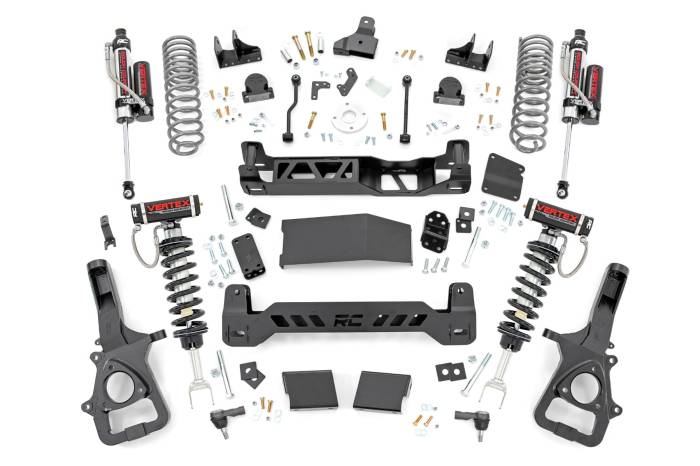 Rough Country - 6 Inch Lift Kit Vertex Dual Rate Coils Ram 1500 4WD (2019-2024) Rough Country