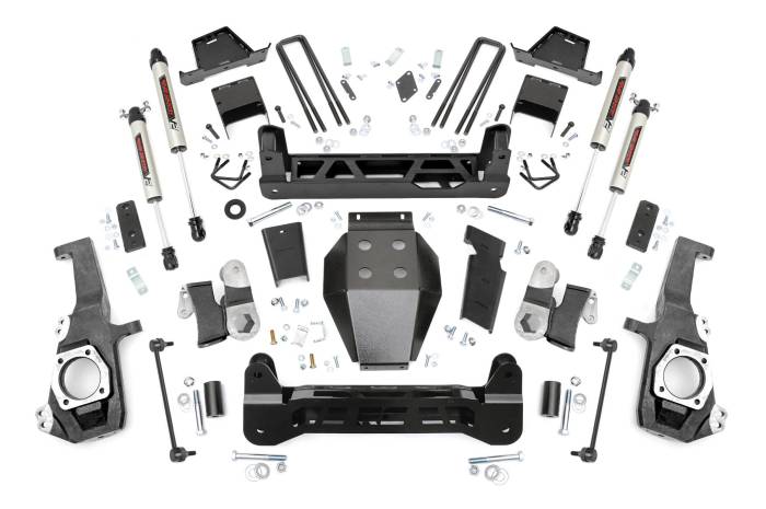 Rough Country - 7 Inch Lift Kit NTD V2 Silverado/Sierra 2500HD/3500HD (20-26) Rough Country