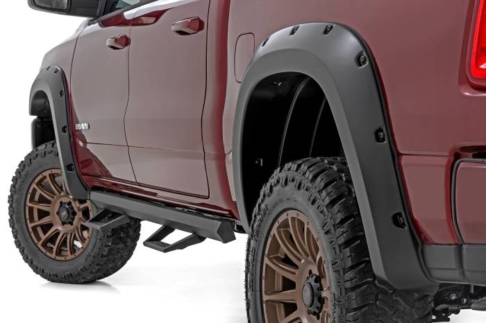 Rough Country - Pocket Fender Flares PAS Steel Storm Ram 1500 2WD/4WD (2025-2026) Rough Country