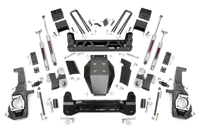 Rough Country - 5 Inch Lift Kit NTD Silverado/Sierra 2500HD/3500HD (11-19) Rough Country
