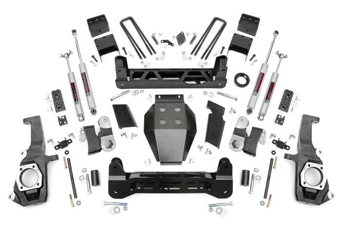 Rough Country - 7.5 Inch Lift Kit NTD Silverado/Sierra 2500HD/3500HD (11-19) Rough Country