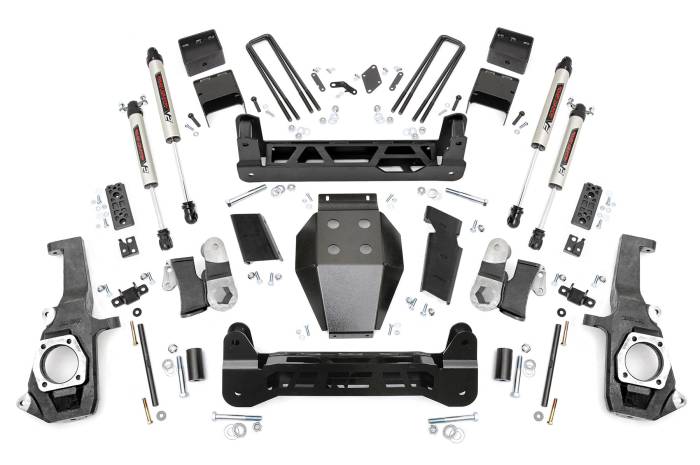 Rough Country - 5 Inch Lift Kit NTD V2 Silverado/Sierra 2500HD/3500HD (11-19) Rough Country