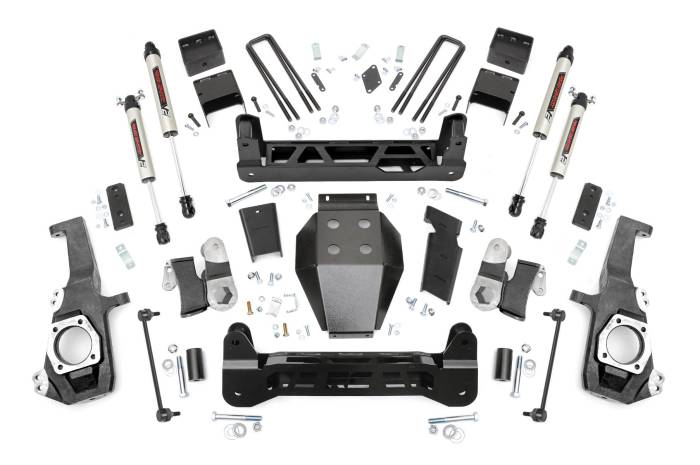 Rough Country - 5 Inch Lift Kit NTD V2 Silverado/Sierra 2500HD/3500HD (20-26) Rough Country