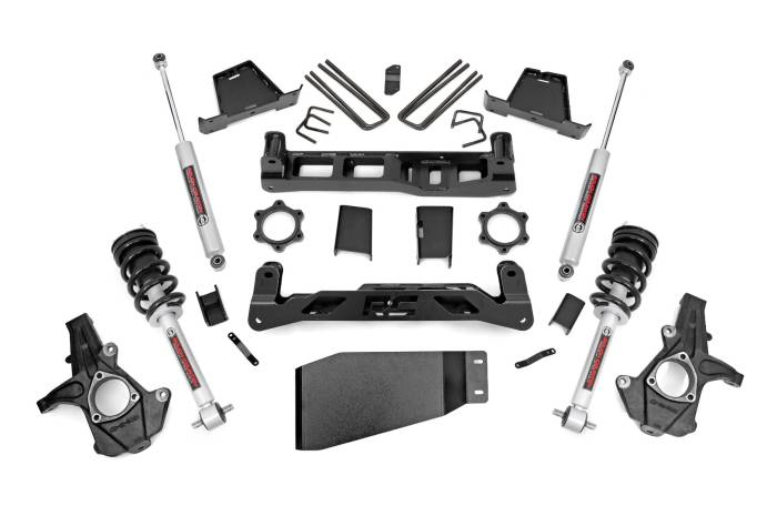 Rough Country - 6 Inch Lift Kit N3 Struts Silverado/Sierra 1500 4WD (07-13) Rough Country