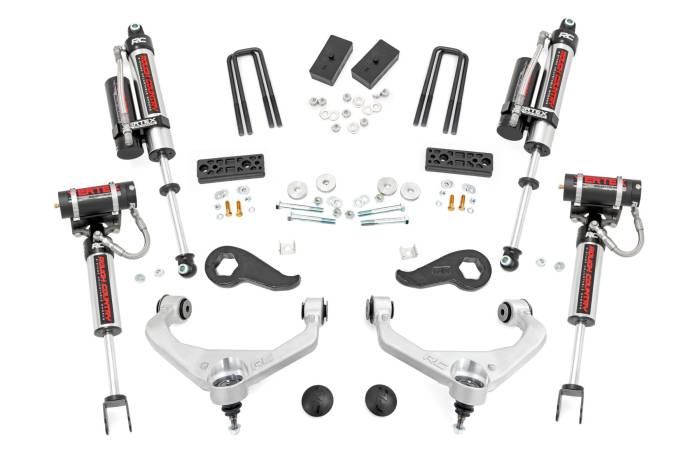 Rough Country - 3 Inch Lift Kit Vertex Silverado/Sierra 2500HD/3500HD (20-26) Rough Country