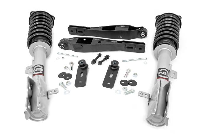 Rough Country - 2 Inch Lift Kit N3 Front Struts Jeep Compass (07-16)/Patriot (10-17) Rough Country