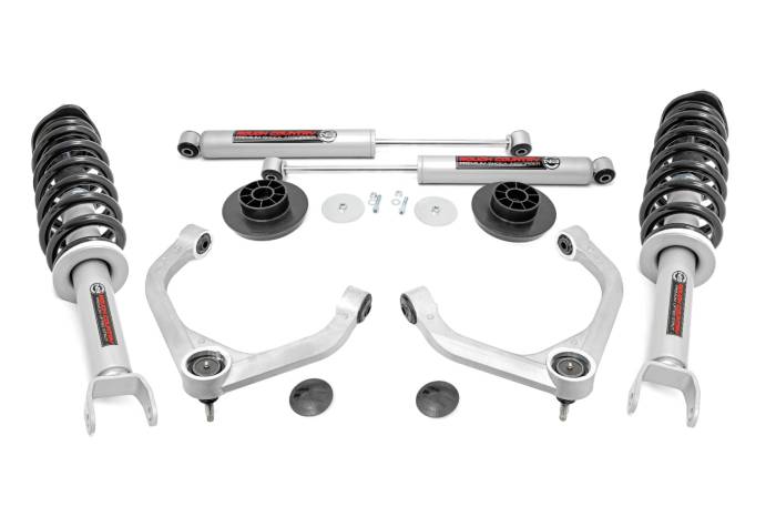 Rough Country - 3 Inch Lift Kit N3 Struts/Shocks Ram 1500 4WD (2012-2018 & Classic) Rough Country