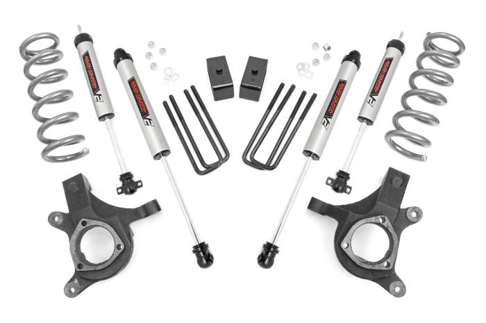 Rough Country - 4.5 Inch Lift Kit V2 Silverado/Sierra 1500 2WD (1999-2006 & Classic) Rough Country