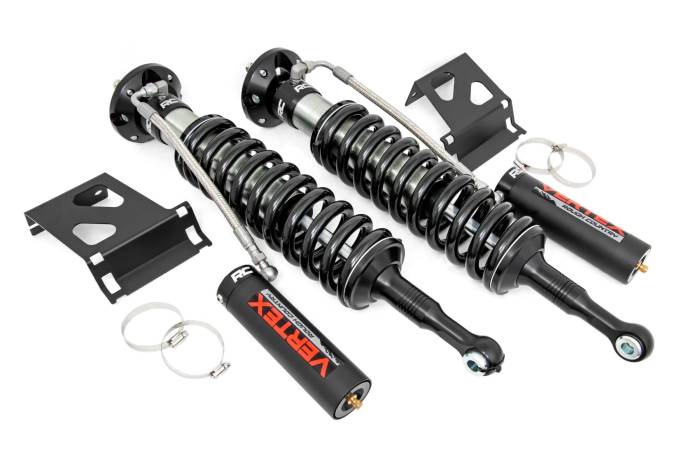 Rough Country - Vertex 2.5 Reservoir Coilovers Front 3.5 Inch Toyota Tacoma 2WD/4WD (05-23) Rough Country