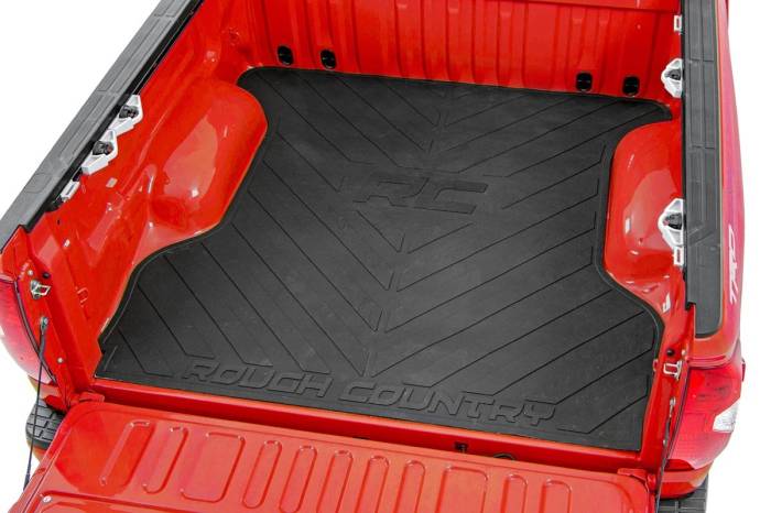 Rough Country - Bed Mat 6 Foot Bed RC Logo Ford Ranger 2WD/4WD (2019-2026) Rough Country