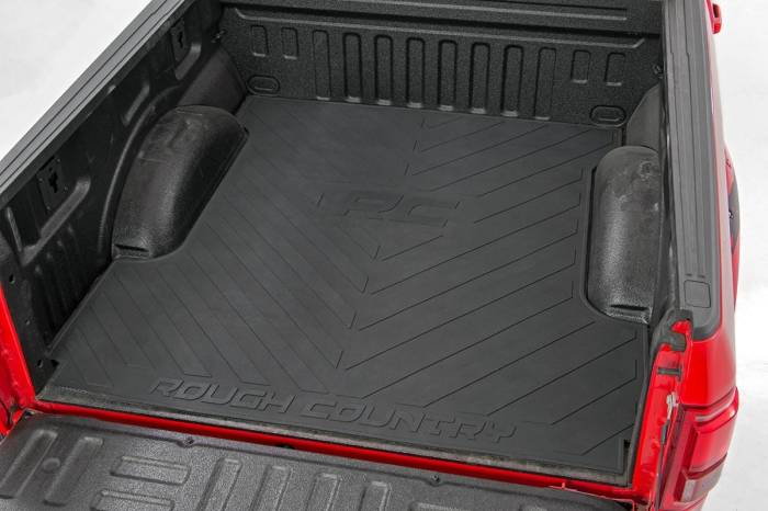 Rough Country - Bed Mat 5 Foot 9 Inch Bed RC Logo Silverado/Sierra 1500/2500HD/3500HD (07-19 & Classic) Rough Country